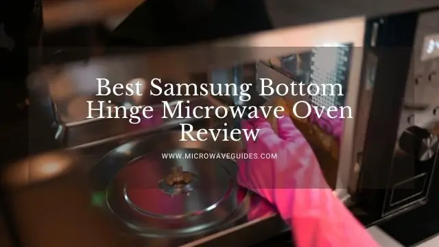 Samsung Bottom Hinge Microwave Oven