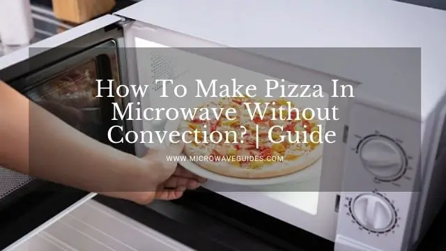 How To Make Pizza In Microwave Without Convection?